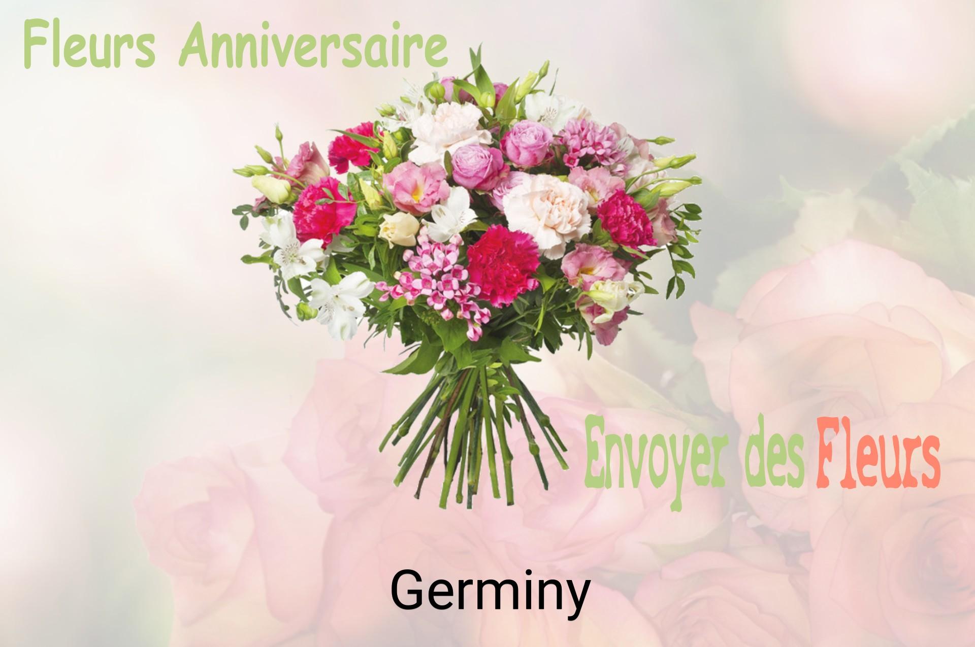 Bouquet de fleurs d’anniversaire livré à Germiny